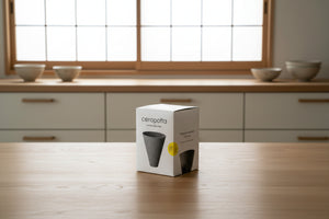 Cerapotta ceramic coffee filter packaging on a white background