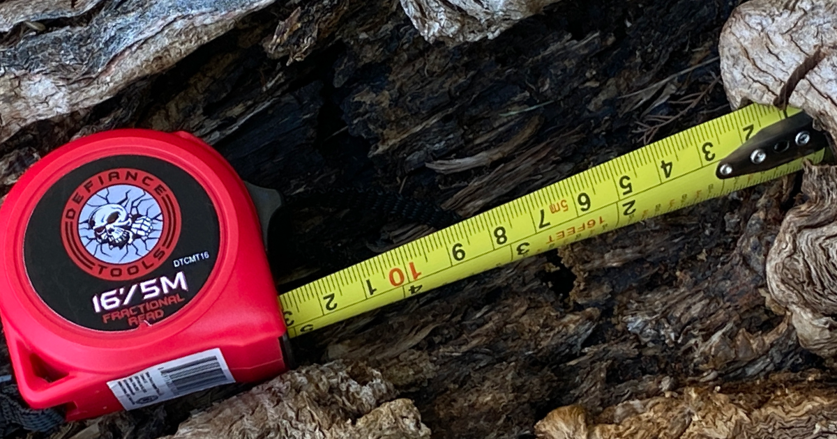 Markings on a tape measure deals