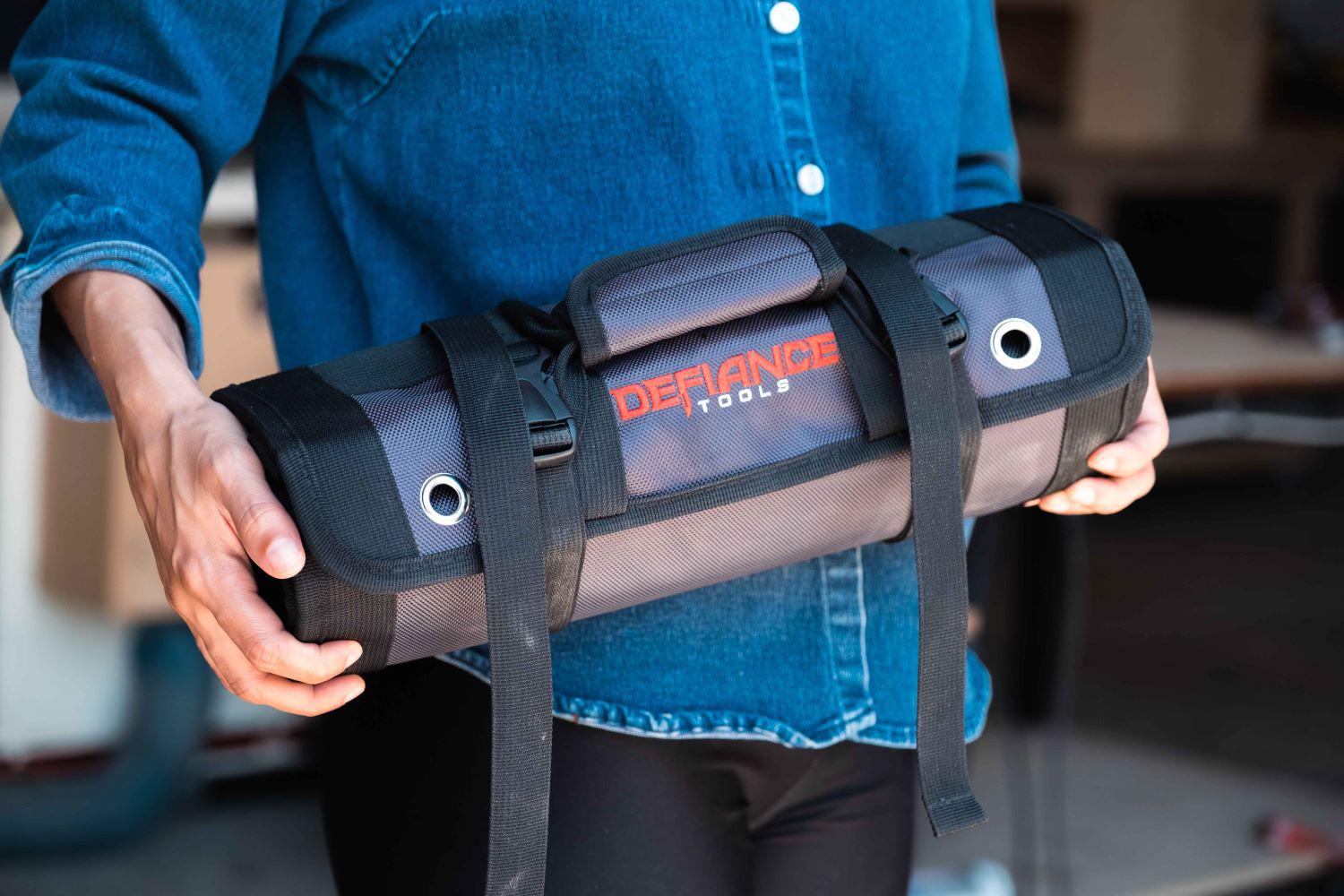 Expedition Tool Roll Organizer with tools