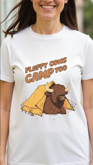 Fluffy Cow's Camp Too T-Shirt