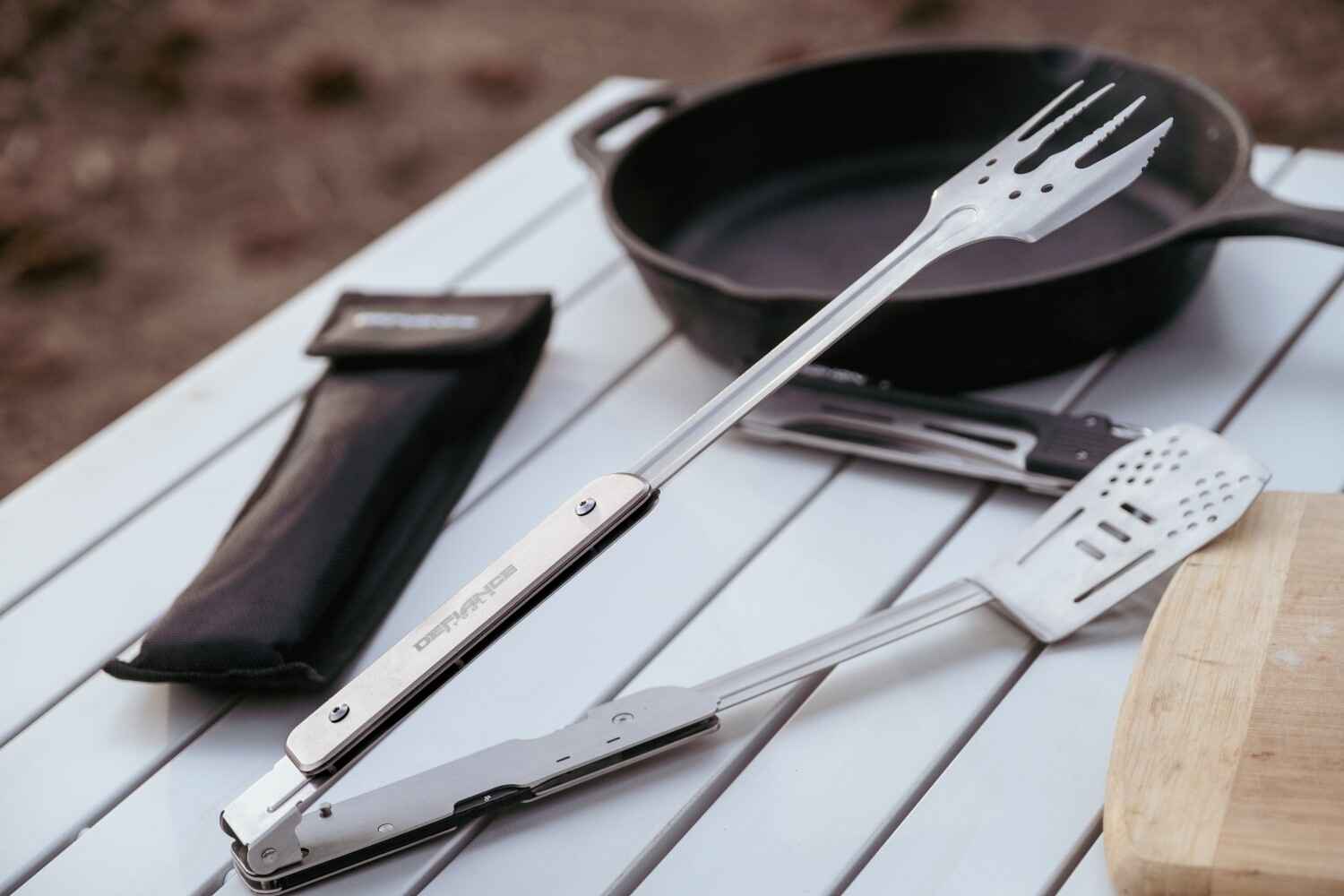 BBQ Grilling Tools - If You Want That Perfect Steak, This Is The Grill Set You Need - Long Heavy Duty Stainless Steel Barbecue Utensils - Cook Your