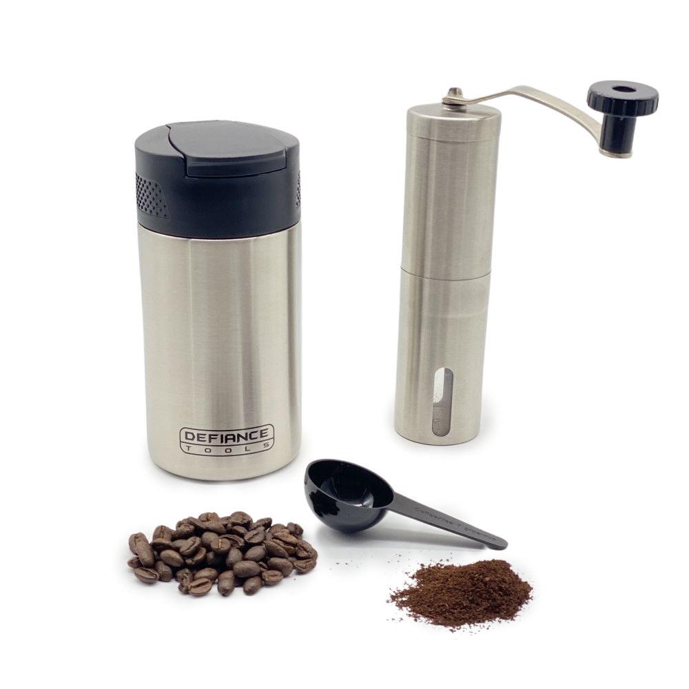 Manual Burr Coffee Grinder  Ceramic Burr Grinder - Defiance Tools