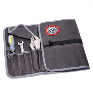 defiance tools waxed canvas tool roll with tools