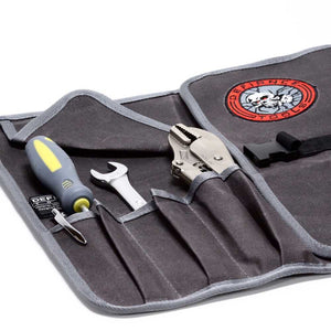 defiance tools waxed canvas tool roll with tools