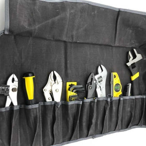defiance tools waxed canvas tool roll with tools
